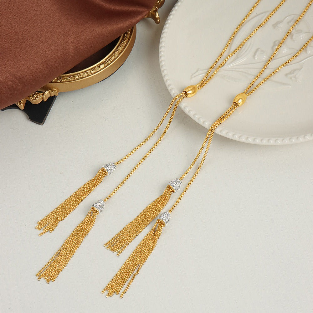 Lagachi Tassel Necklace