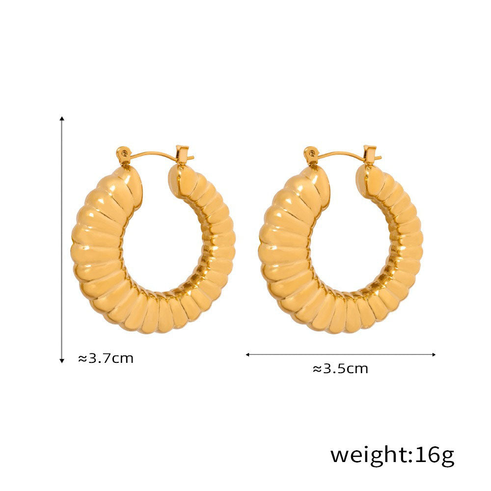 The Kelly Twist 18K Gold Earrings