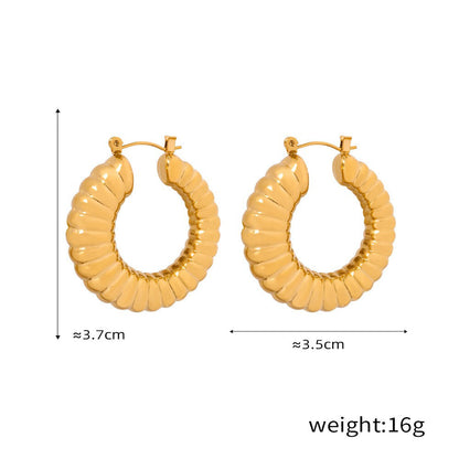 The Kelly Twist 18K Gold Earrings